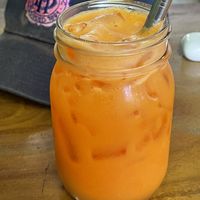 Apple, carrot and ginger juice, $2.50  at Brother Bong in Siem Reap