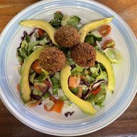 Falafel salad, $4.75  at Brother Bong in Siem Reap