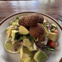 Vegan falafel salad  at Brother Bong in Siem Reap