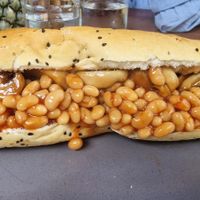Bean, mushroom baguette at Brother Bong in Siem Reap