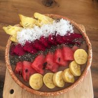 Chocolate smoothie bowl  at Brother Bong in Siem Reap