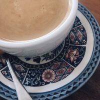 Americano with Coconut Milk at Brother Bong in Siem Reap