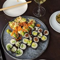 One off each vegan options at Kai Sushi - Lessing in Zurich