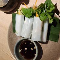 Fresh spring rolls at Sadhu in Hanoi