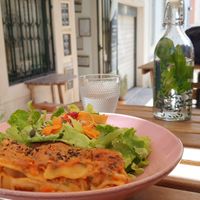 Lasgania at Cabane  in Lisbon