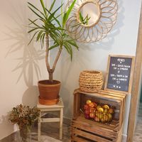 Nicely decorated interior at Cabane  in Lisbon