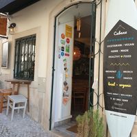 View from the street at Cabane  in Lisbon