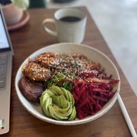 Poke Bowl  at Yerbabuena in Bacalar