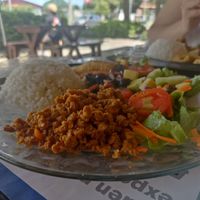 Vegetariano 3, it includes soup at Jungle Juice in Panama City