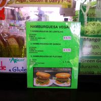 Vegan Burger  at Jungle Juice in Panama City