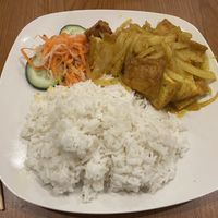 Spiced tofu combo  at Lam's Vietnamese Restaurant in Sioux Falls