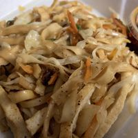 Vegan noodles (spicy sauce included)! at Lam's Vietnamese Restaurant in Sioux Falls