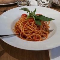 Spaghetti napoli at Molino Pizzeria Ristorante in Fribourg