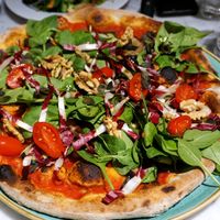 Pizza Semi e Ceci (vegan) at Molino Pizzeria Ristorante in Geneva