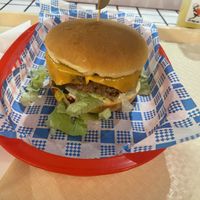 Classic burger with beyond meat upgrade  at Lord of the Fries - King St in Melbourne