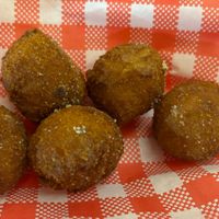 Mac and cheese balls. Yummy  at Lord of the Fries - King St in Melbourne