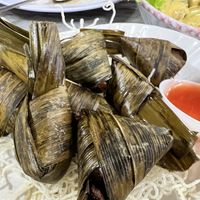 Pandan chicken- the chilli sauce was a savior   at Lin Lin Vegetarian Delight 霖霖素食 in East Singapore