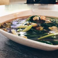 Hor fun in gravy ($4) at Lin Lin Vegetarian Delight 霖霖素食 in East Singapore