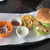 Shroom burger at The Mossy Forest Cafe in Tanah Rata