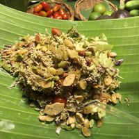 Tea leaf salad  at Kwenski's - Food Stall in Pai