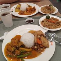 Rice, 2 options, noodles 119php at Bodhi in Metro Manila