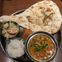 Channa Masala vegetarian set.  at Sapana in Hiroshima