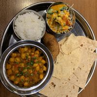 Vegan dinner set  at Sapana in Hiroshima