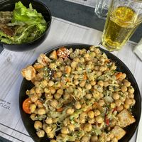 Chickpea salad  at A Barrica in Terceira