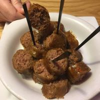 beyond meat brat (app) at Arooga's in Attleboro