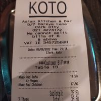 Bill at Koto in Cork