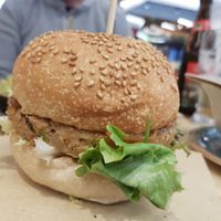 Burger at Veggie Burger by Biocenter in Barcelona