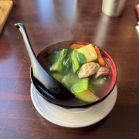 Vegetable soupp  at Kung Food in San Francisco