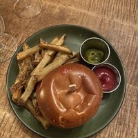 Burger option  at Misters Bistro in Webb