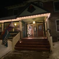 Front stoop  at Misters Bistro in Webb