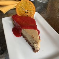 Vegan cheesecake! Yum!  at Misters Bistro in Webb