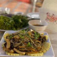 Red tilapia steam 100K D at BamBoo Vegan in Nha Trang