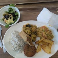 Buffet: This costed around 23 euros. (0.5kg) at Radha Govinda in Ljubljana