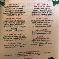 Desserts at The Mex in Ellsworth