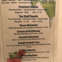 Tequila at The Mex in Ellsworth