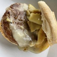 Vegan breakfast sandwich at Tropicaleo in Birmingham