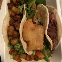 Taco sampler at Tropicaleo in Birmingham