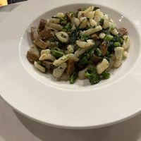 Vegan version of cavatelli sassichia   at Trattoria Appia in Providence