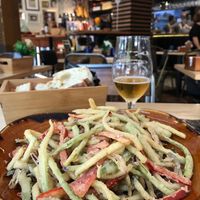 Chanquetes del Campo o tempura de verdura.  at Bar Pasaje de Oriente in Sevilla