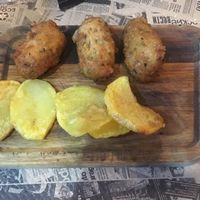 Croquetas de verduras  at Bar Pasaje de Oriente in Sevilla