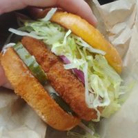 Chikn sandwich  at Dale's Burger Shack in Carbondale