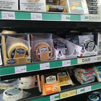 Lots of vegan cheeses at Berkeley Bowl in Berkeley
