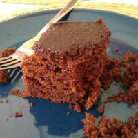 Bolo de Alfarroba! at Veg & Tal in Sines