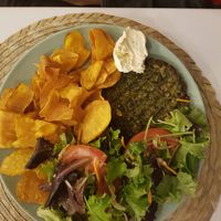 Vegieburger at Veg & Tal in Sines