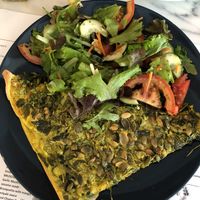 Vegan quiche! One of my best I’ve ever had!:P at Veg & Tal in Sines