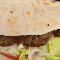Gyro with beef and feta at Honest Pastures in Virginia Beach